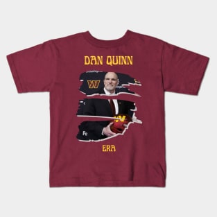 DAN QUINN ERA 2024 COMMANDERS Kids T-Shirt